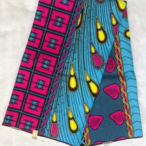 Multi african print fabric